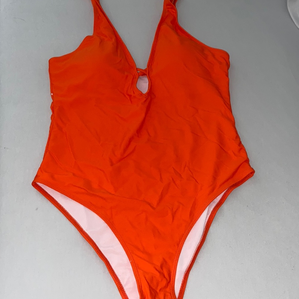 SHEIN Curve One Piece Bathing Suite